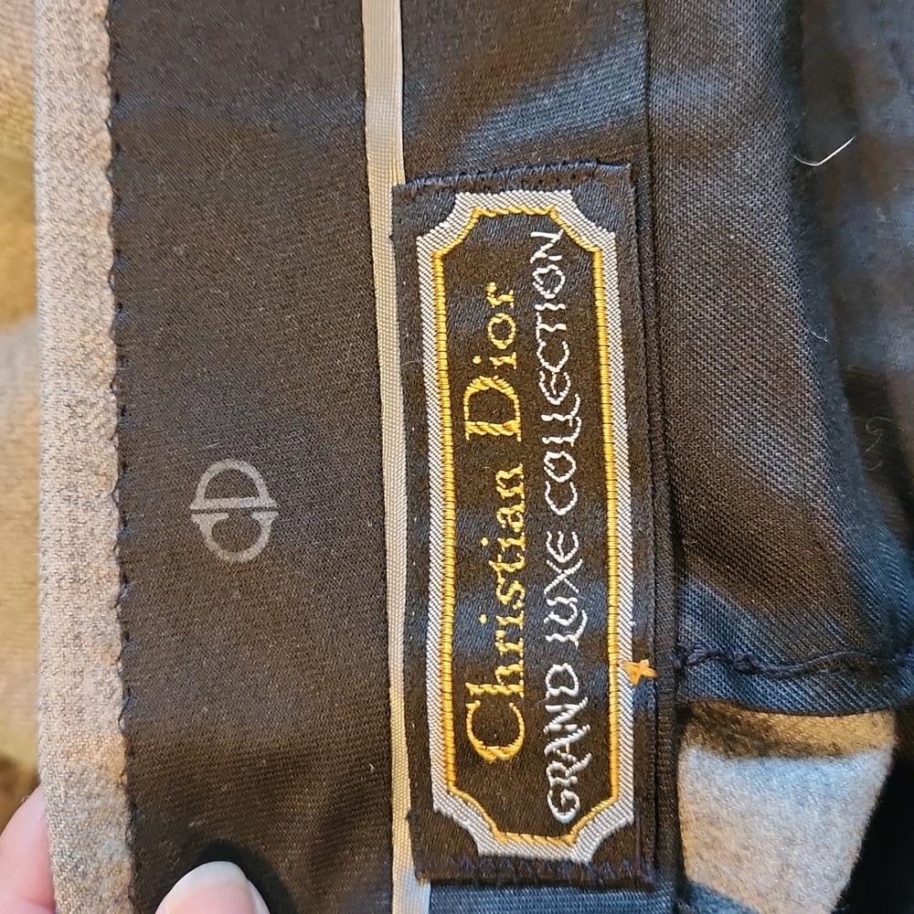 Vintage DIOR women's gray wool pants - Picture 7 of 12